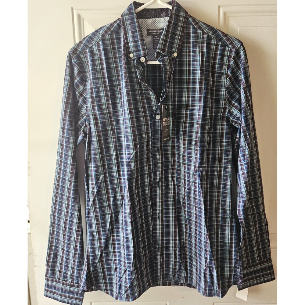 NWT Van Heusen Dress Shirt S/P 14- 14 1/2